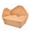 BOITE REPAS CARTON KRAFT 228X160X90 MM - 160