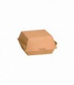 BOITE 11X10X8 HAMBURGER KRAFT BRUN - (x300)