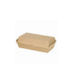 BOITE DOUBLE HAMBURGERS 24,5X13,5X7,5CM KRAFT - (x200)