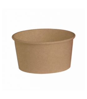 SALADIER ROND CARTON KRAFT BRUN - 360