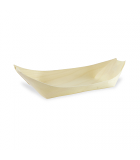 Barquette bateau bois  145x75mm H20mm - 500Pcs