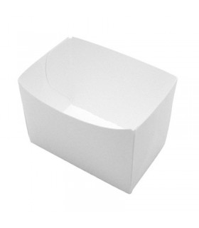 Barquette en carton blanc  90x60mm H40mm 300ml - 250Pcs