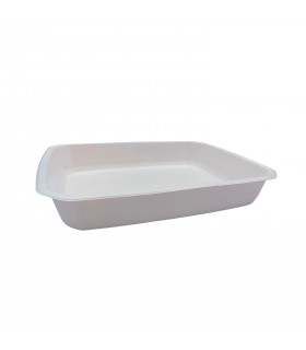 Barquette scellable pulpe laminée PLA "gastronorme" 1/2 325x265mm H52mm 3000ml - 240Pcs