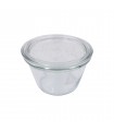 Bocal Bokocook en verre Weck avec couvercle en verre  H74mm 370ml - 6Pcs