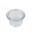 Bocal Bokocook en verre Weck avec couvercle en verre  H60mm 200ml - 12Pcs