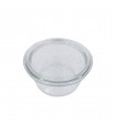 Bocal Bokocook en verre Weck avec couvercle en verre  H58mm 290ml - 6Pcs