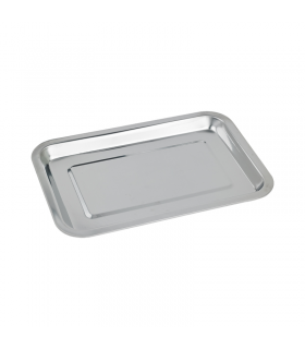 Plateau de service NoxTray en acier inoxydable  320x220mm H20mm - 25Pcs