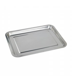 Plateau de service NoxTray en acier inoxydable  360x270mm H20mm - 20Pcs