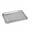 Plateau de service NoxTray en acier inoxydable  360x270mm H20mm - 20Pcs