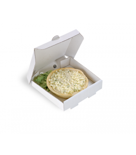 Mini Boite à pizza en carton blanc  90x90mm H20mm - 500Pcs