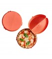 Boîte à pizza ronde réutilisable  H28mm - 12Pcs