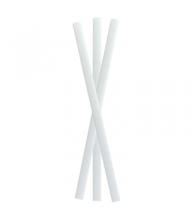 Paille pour smoothie en papier blanc  H197mm - 3000Pcs