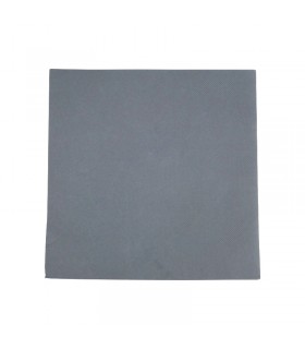 Serviette micro point anthracite 2 plis   380x380mm - 1440Pcs