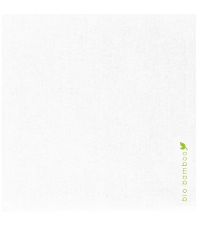 Serviette en fibre de bambou blanche  250x250mm - 1000Pcs