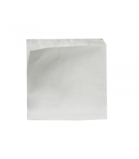 Sac papier blanc ingraissable ouvert sur 2 côtés  170x170mm - 1000Pcs