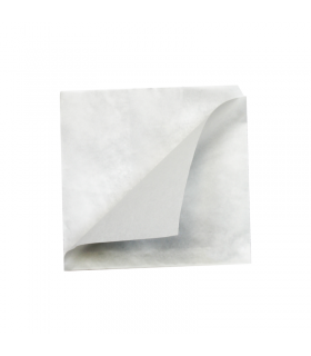 Sac papier blanc ingraissable ouvert sur 2 côtés  240x240mm - 1000Pcs