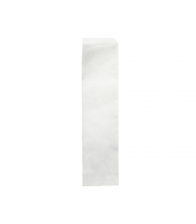 Sac papier blanc ingraissable ouvert sur 2 côtés  340x85mm - 1000Pcs