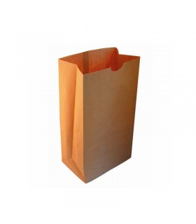 Sac SOS papier kraft brun  130x80mm H250mm - 1000Pcs