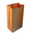 Sac SOS papier kraft brun recyclé 150x100mm H320mm - 1000Pcs