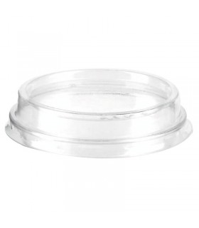 Couvercle PLA plat transparent   H10mm - 2000Pcs