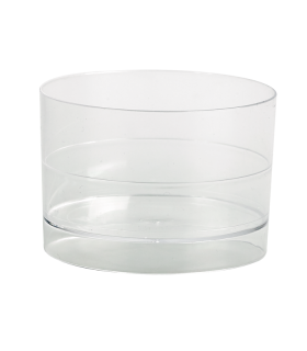 Verrine ronde plastique transparente ??Bodega??   H40mm 60ml - 210Pcs