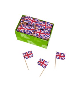 Pique à steack avec drapeau anglais 65 - 500Pcs