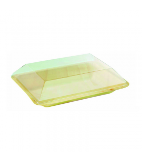 Couvercle Dôme Scandinavie transparent en plastique PET 190x140mm H20mm - 500Pcs