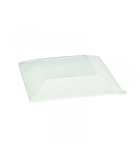 Couvercle RPET transparent  260x260mm H50mm - 250Pcs