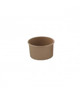 Pot carton kraft brun chaud et froid   H40mm 75ml - 1000Pcs