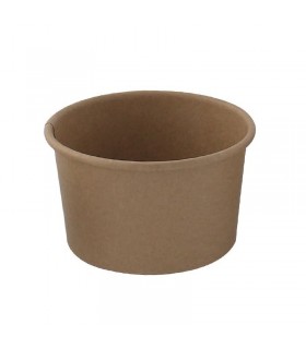 Pot carton kraft brun chaud et froid  H35mm 60ml - 1000Pcs