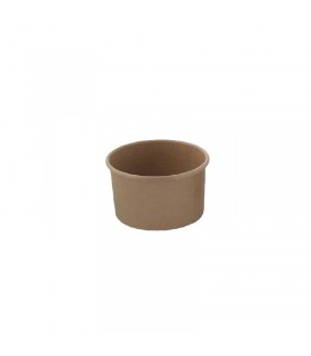 Pot carton kraft brun chaud et froid  H48mm 200ml - 1000Pcs