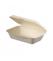 Coquille blanche en pulpe  190x140mm H60mm 600ml - 600Pcs