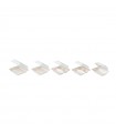 Coquille blanche en pulpe 232x157mm H80mm 830ml - 200Pcs