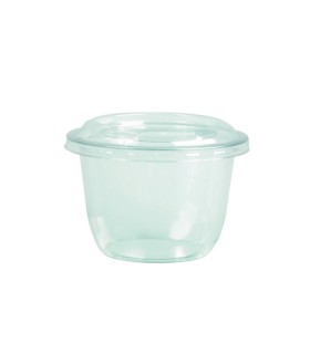 Pot à dessert en plastique PET transparent  H65mm 270ml - 1000Pcs