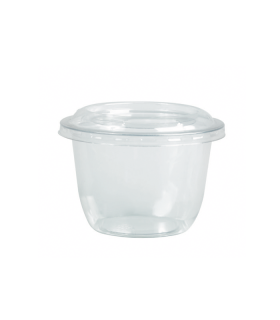 Pot à dessert en plastique PET transparent  H79mm 300ml - 1000Pcs