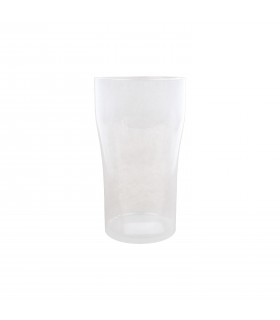 Verre à bière Cupoly en plastique PP (pinte)  H155mm 696ml - 6Pcs