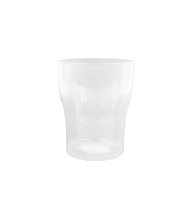 Verre à bière Cupoly, 1/2 pinte en plastique PP   H103mm 380ml - 12Pcs