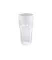 Verre à facette Cupoly en plastique PP  H127mm 240ml - 12Pcs