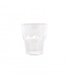 Verre à facette Cupoly en plastique PP  H99mm 500ml - 12Pcs