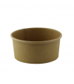 Pot "Deli" rond en carton kraft   H52mm 370ml - 500Pcs