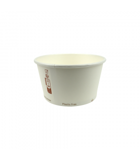 Pot à soupe carton blanc  H64mm 350ml - 500Pcs