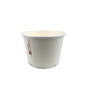 Pot à soupe carton blanc  H80mm 470ml - 500Pcs