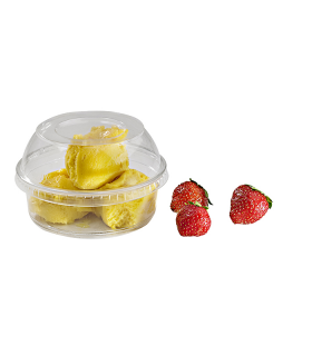 Pot Deli rond PET transparent  H45mm 250ml - 500Pcs