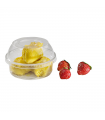 Pot Deli rond PET transparent  H45mm 250ml - 500Pcs