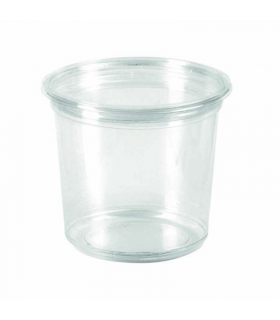 Pot Deli rond PLA transparent   H112mm 700ml - 500Pcs