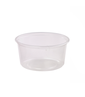 Pot Deli rond PP transparent   H55mm 350ml - 500Pcs