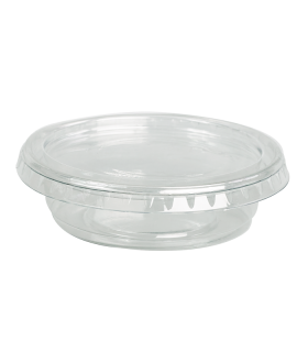 Pot plastique PET transparent rond   H20mm 40ml - 3000Pcs