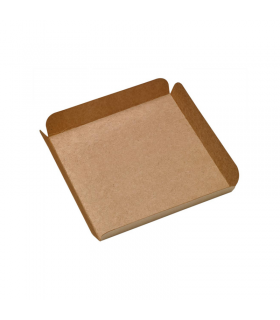 Carré rainé carton brun  170x170mm H20mm - 250Pcs