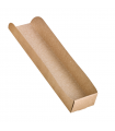 Support hot-dog en carton brun  250x55mm H32mm - 1000Pcs