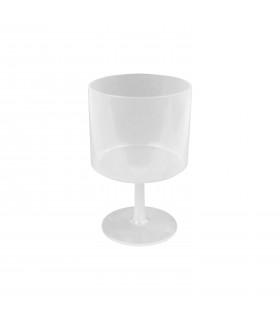 Verre à vin Cupoly en plastique PP réutilisable  H121mm 250ml - 12Pcs